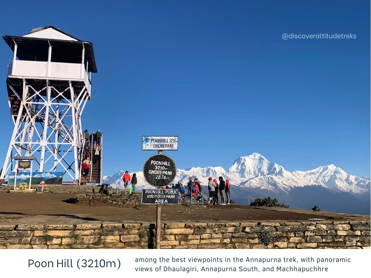 Short trekking trail Ghorepani Poonhill